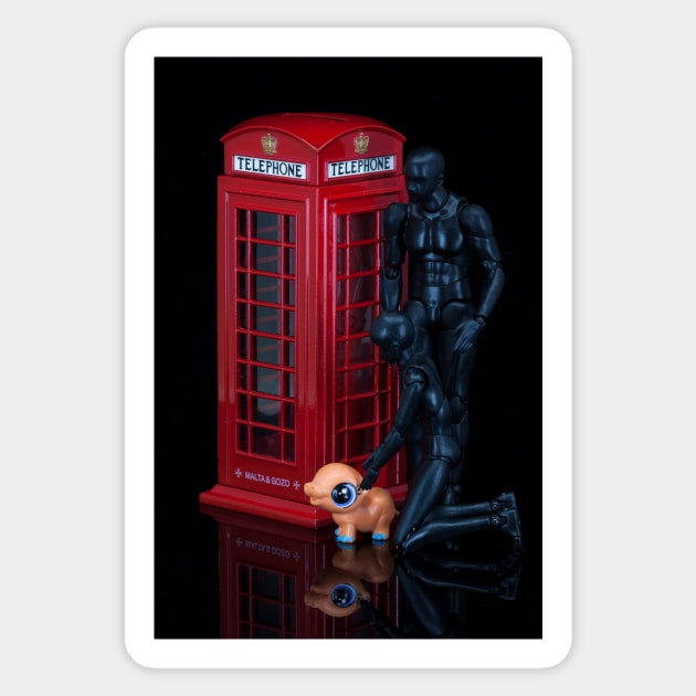 The Phone Booth Sticker by EugeJ